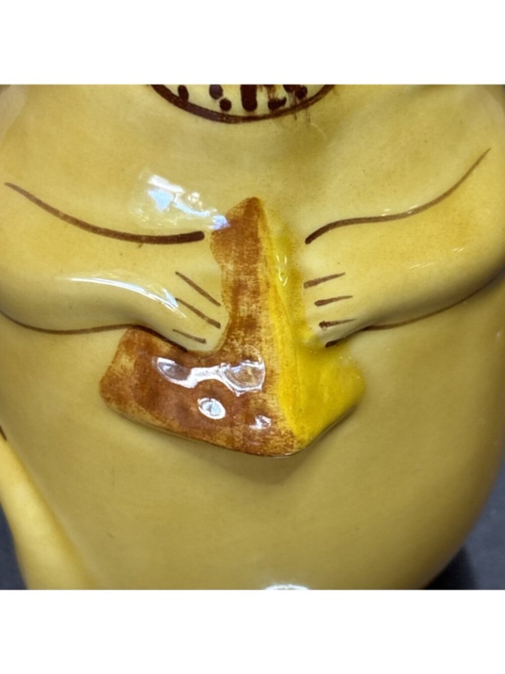 Vintage Gustin Mouse Parmesan Cheese Shaker Cheese Wedge Yellow Pottery Ceramic - Picture 9 of 9